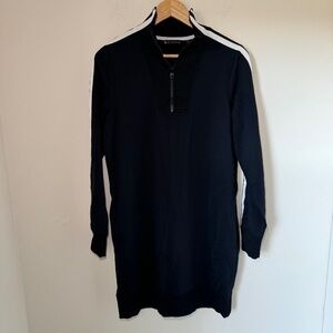 Athleta Dress Women's Black White SM Circa Track Athleisure Lounge